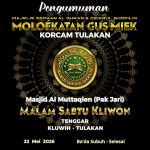 Moloekatan Gus Miek Berkembang Pesat di Tulakan, Jamaah Diajak Introspeksi Diri Lewat Dzikrul Ghofilin